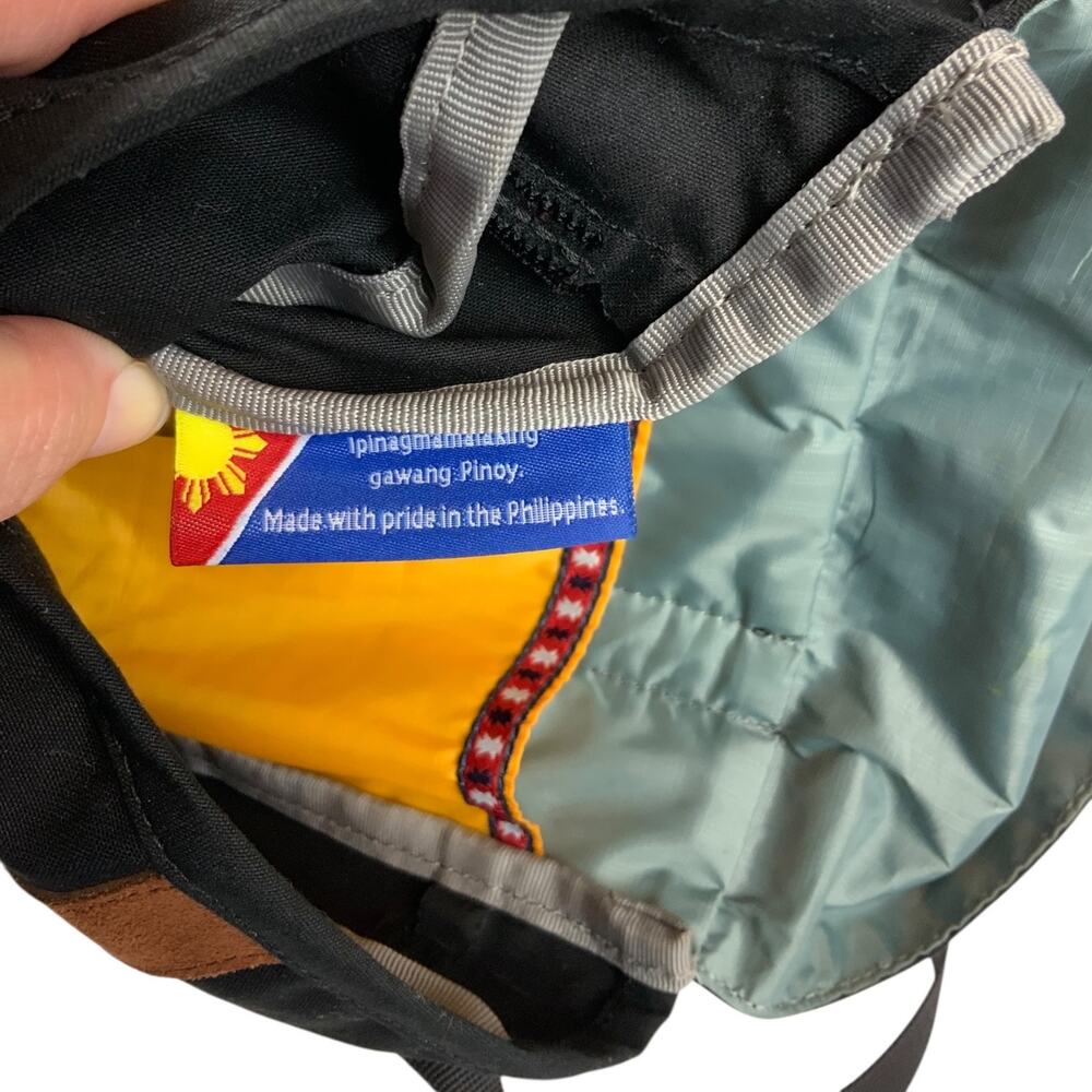 Cotopaxi Crossbody Black Canvas Leather Trim Adjustable Strap Travel Gorpcore - Picture 5 of 6